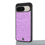 kinda sad kinda happy back phone cover | glass case for google pixel 9