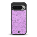 kinda sad kinda happy back phone cover | glass case for google pixel 9 pro