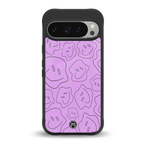 kinda sad kinda happy back phone cover | glass case for google pixel 9 pro