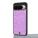 kinda sad kinda happy back phone cover | glass case for google pixel 9 pro