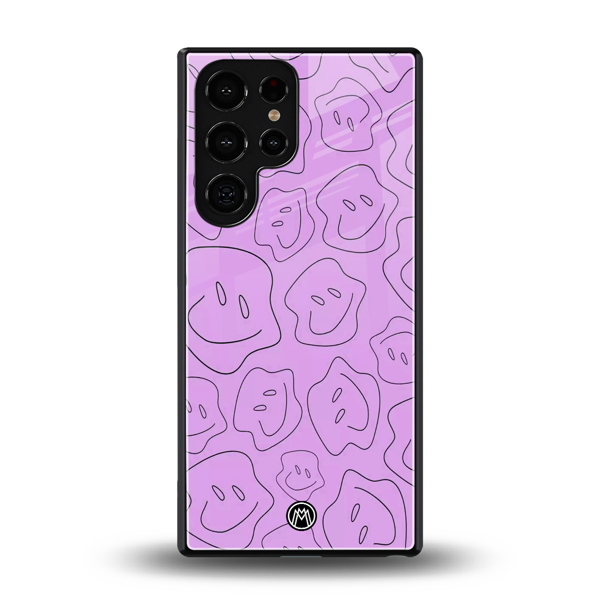 kinda sad kinda happy back phone cover | glass case for samsung galaxy s25 ultra