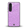 kinda sad kinda happy back phone cover | glass case for samsung galaxy s23 plus