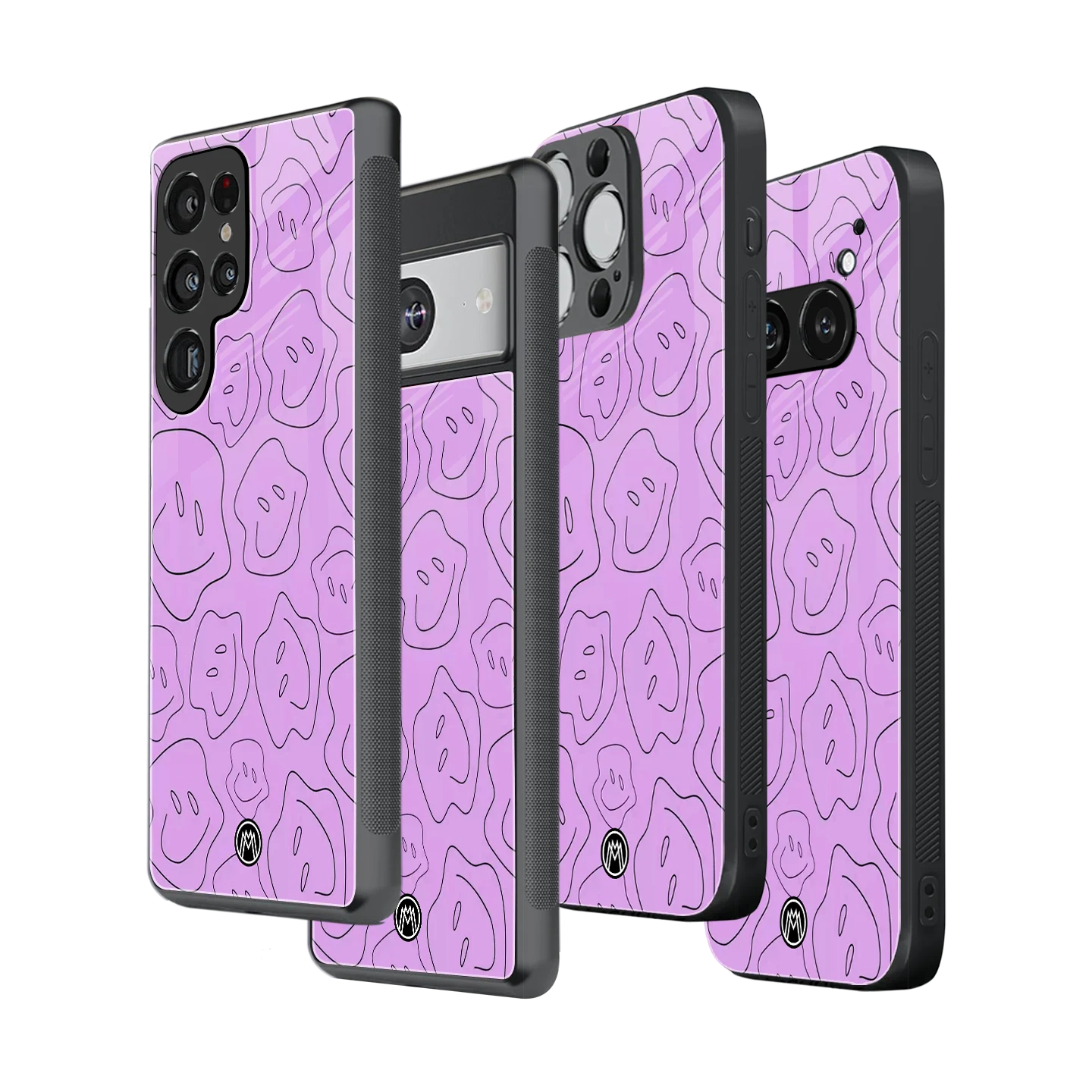 Stylish Glass Back Case for All Smartphones – iPhone, Samsung, OnePlus, Pixel, Redmi, Oppo, Vivo, Motorola