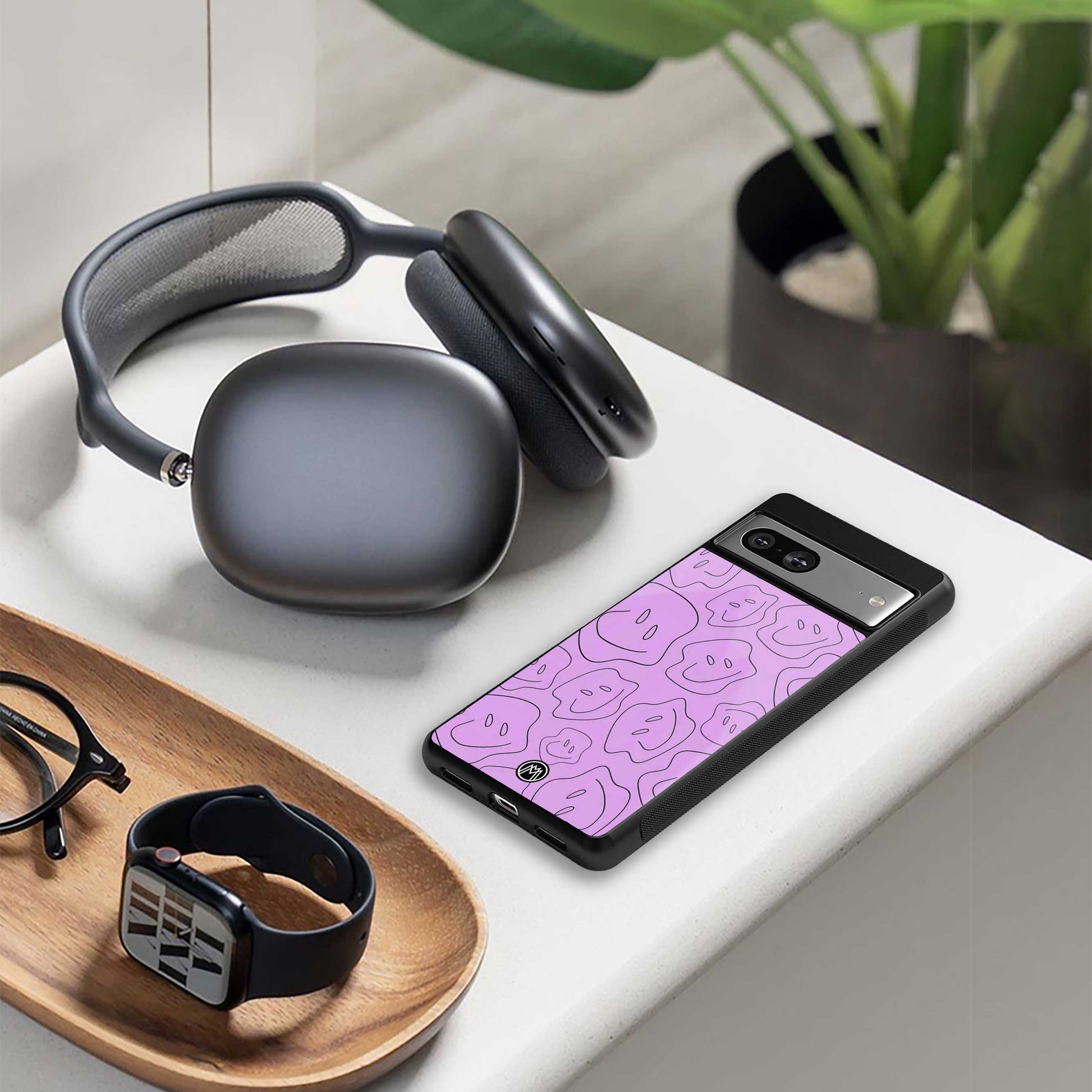 kinda sad kinda happy back phone cover | glass case for oneplus nord 4