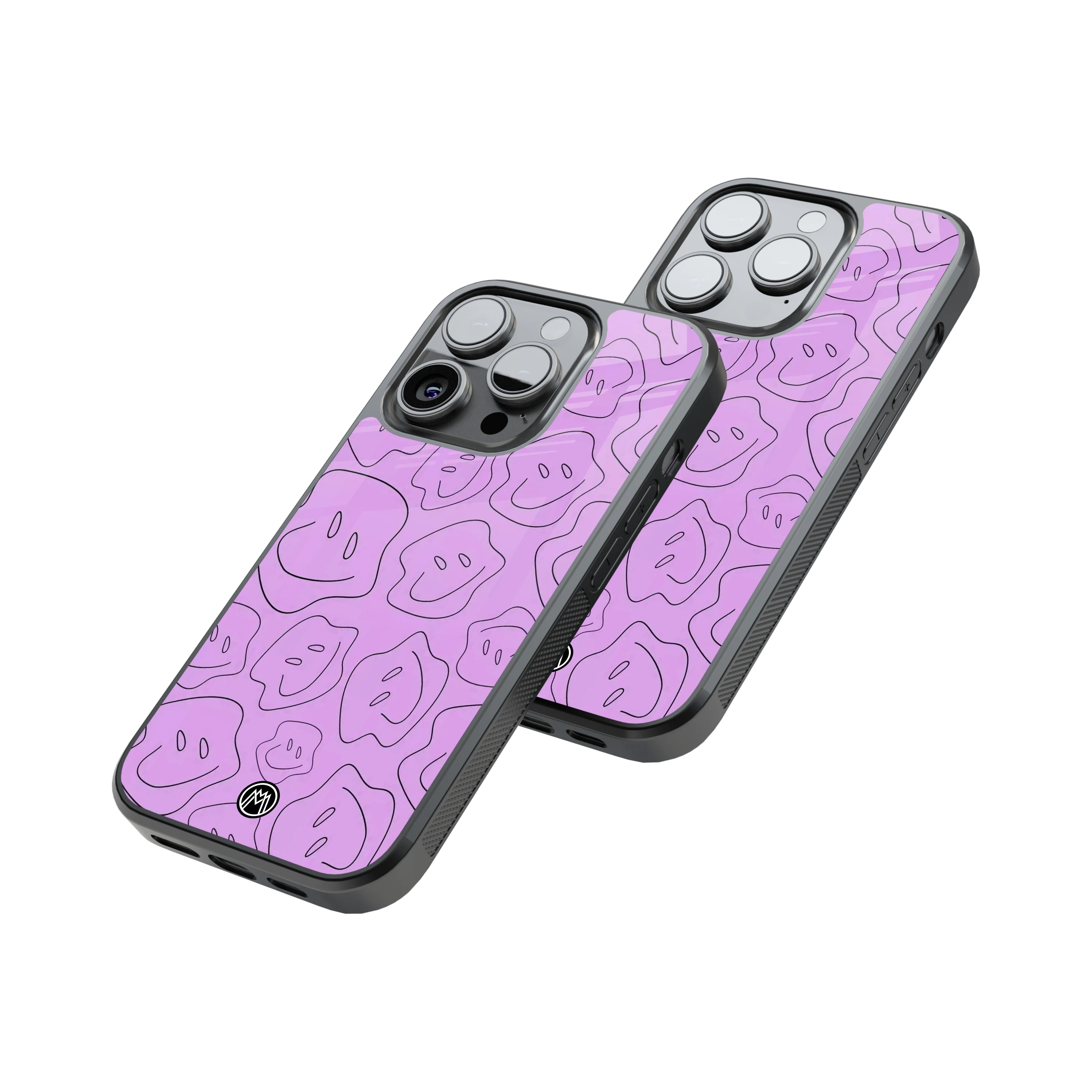 Protective Glass Back Phone Case Compatible with iPhone, Samsung, OnePlus, Pixel & More