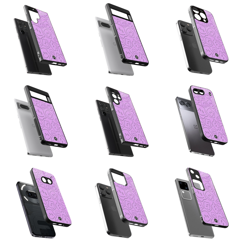 Durable Glass Back Mobile Case for iPhone, Samsung, OnePlus, Google Pixel, Redmi, Vivo, Oppo