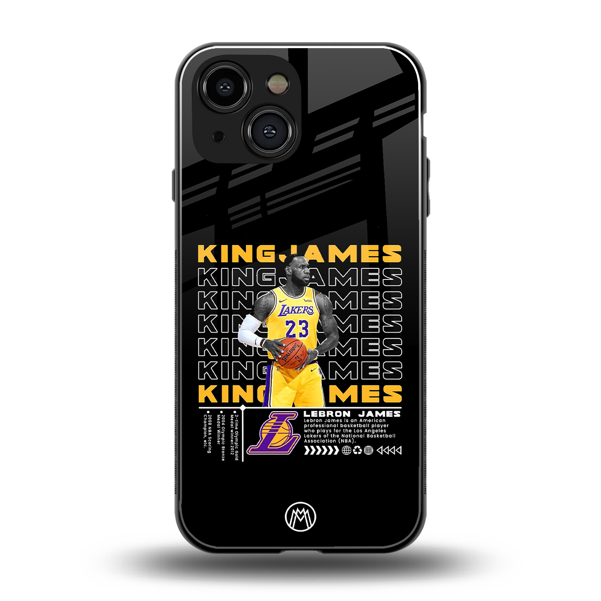 king james back phone cover | glass case for iphone 13 mini