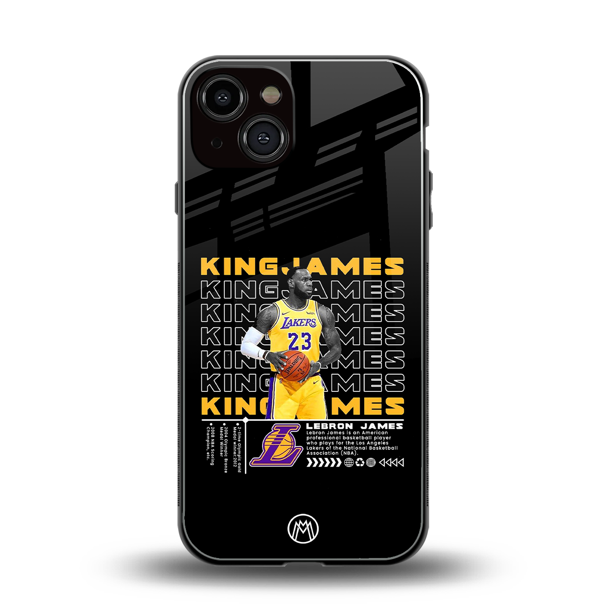 king james back phone cover | glass case for iphone 13