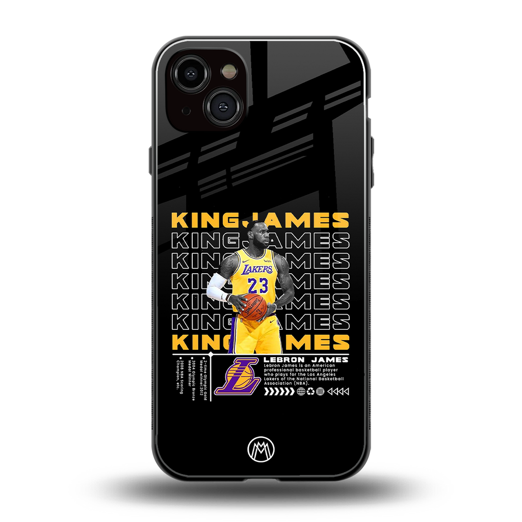 king james back phone cover | glass case for iphone 15 plus