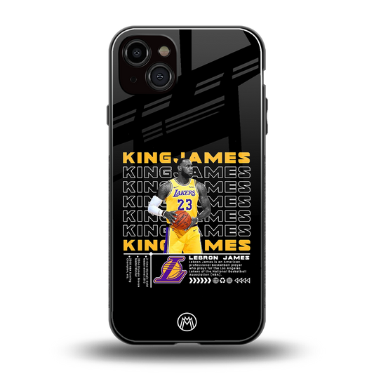 king james back phone cover | glass case for iphone 14 plus