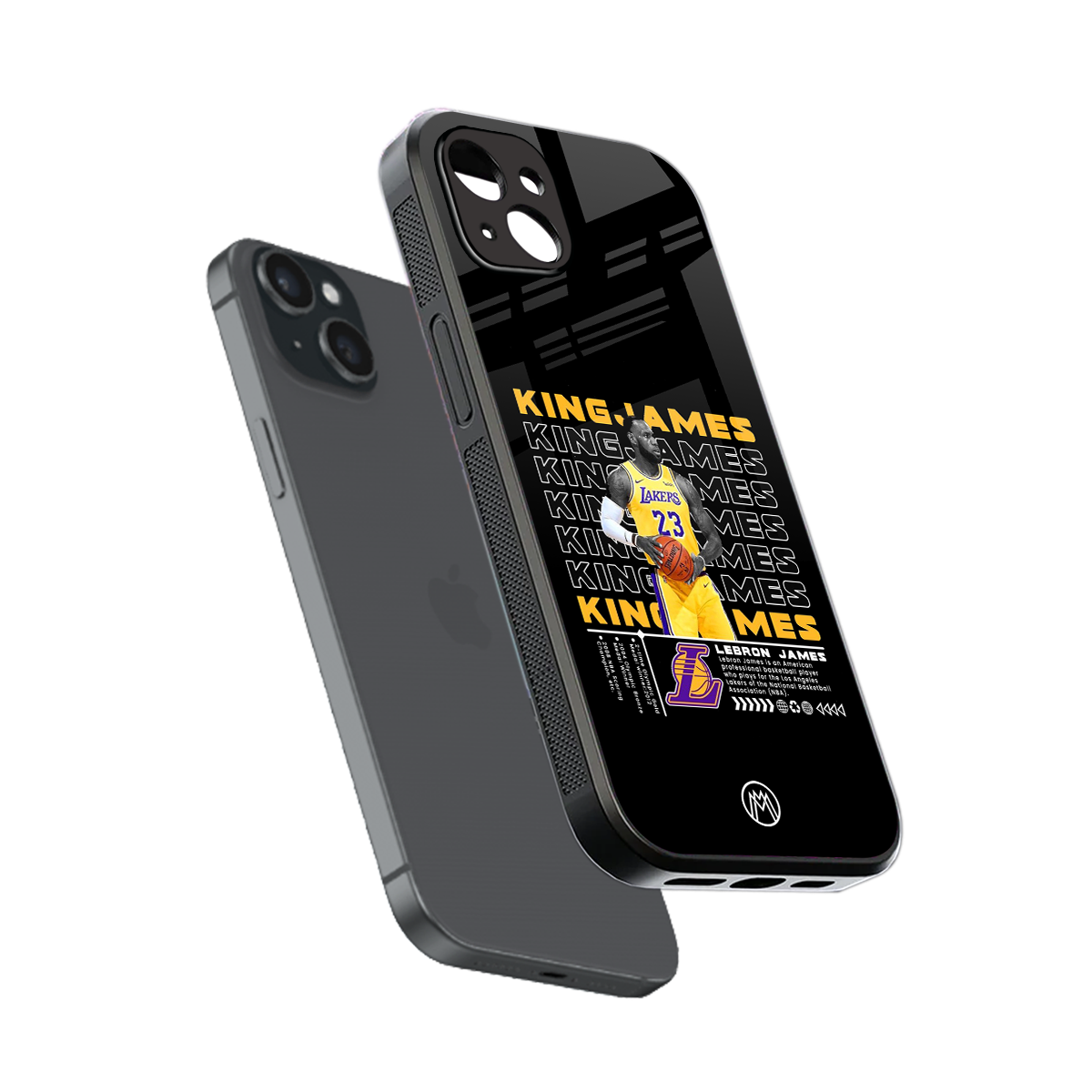 king james back phone cover | glass case for iphone 14 plus