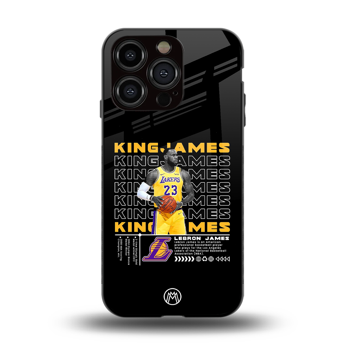 king james back phone cover | glass case for iphone 15 pro