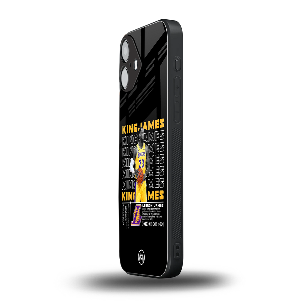 king james back phone cover | glass case for iphone 16 plus