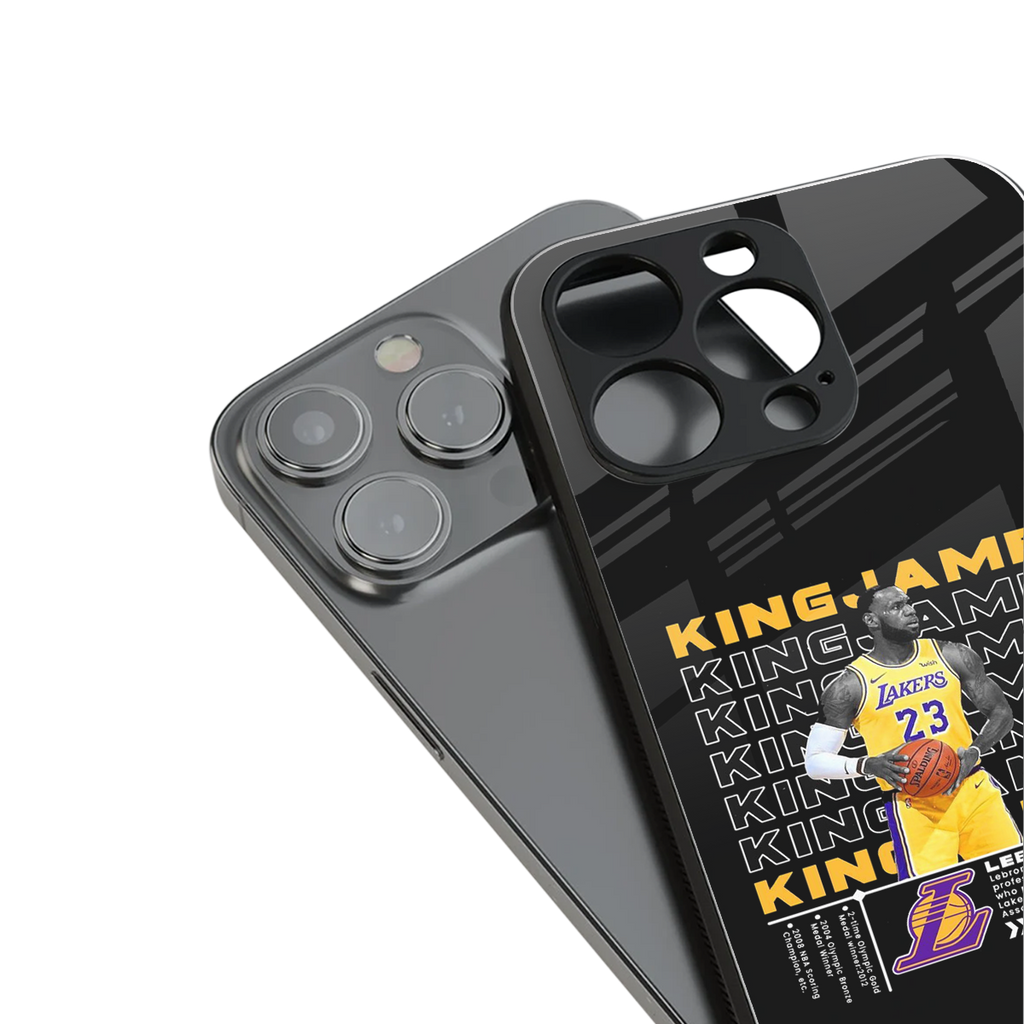 king james back phone cover | glass case for iphone 16