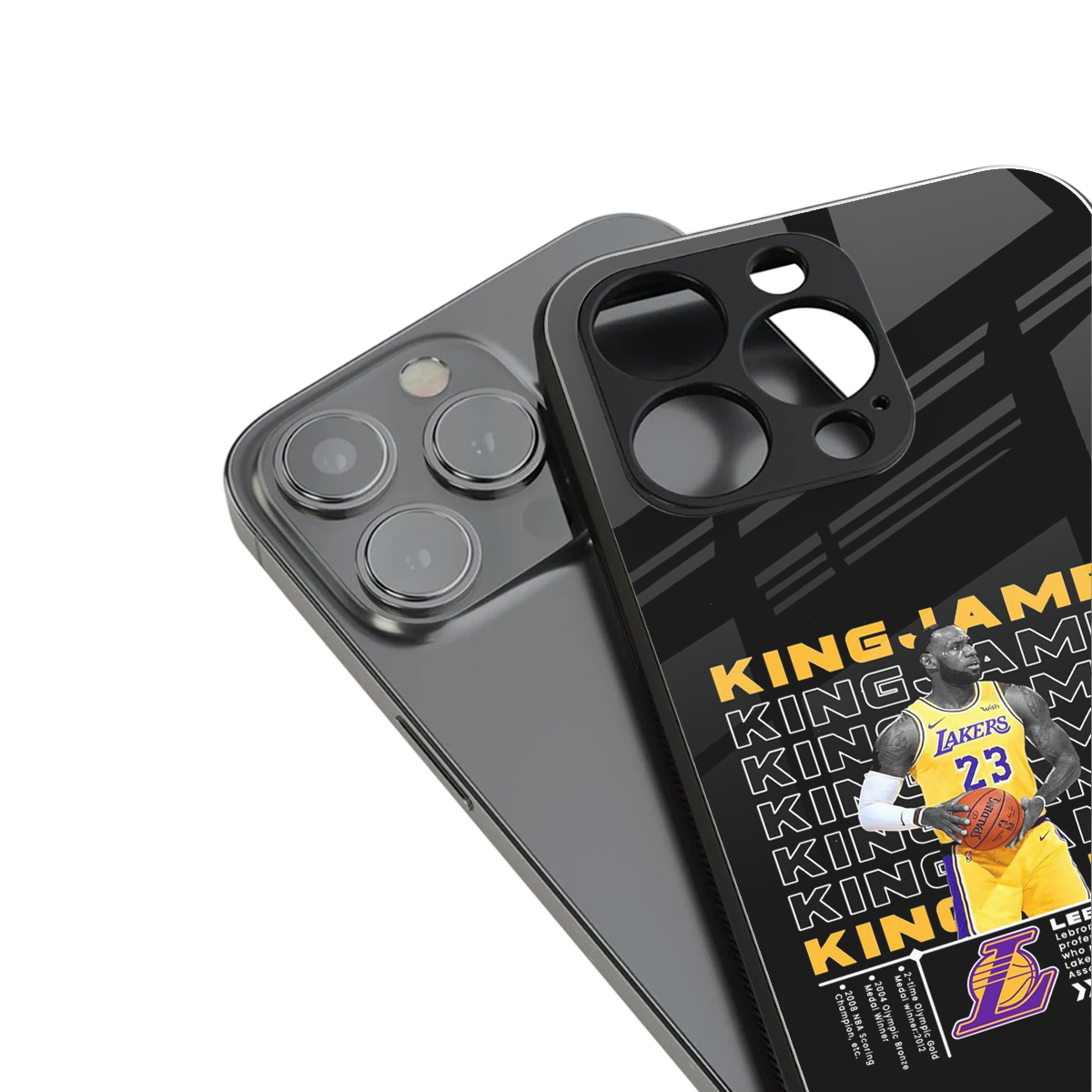 king james back phone cover | glass case for iphone 16