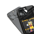 king james back phone cover | glass case for iphone 15