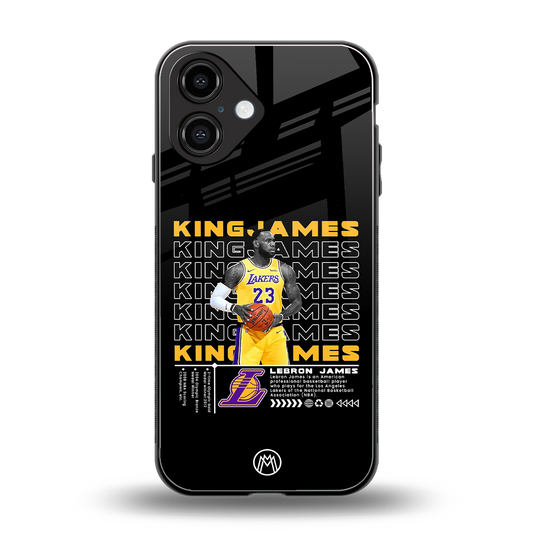 king james back phone cover | glass case for iphone 16