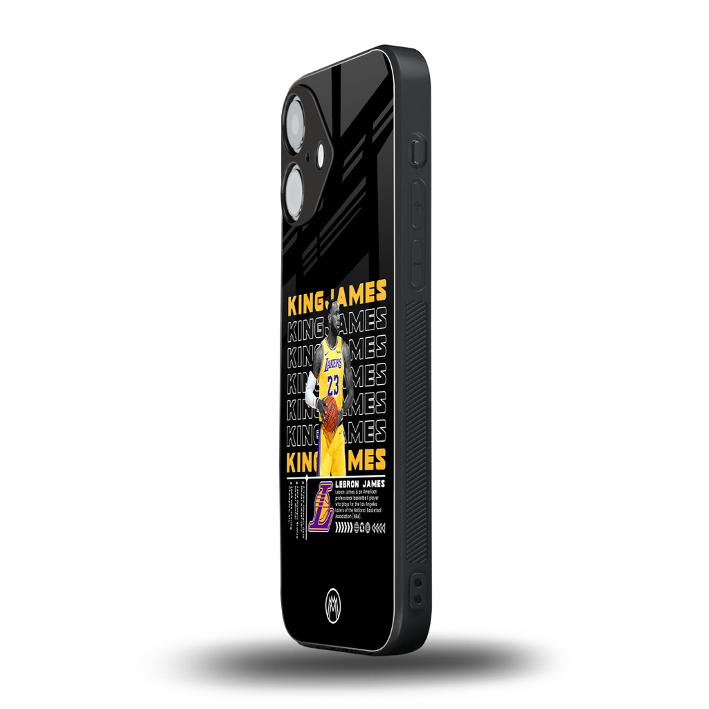 king james back phone cover | glass case for iphone 16