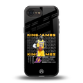 king james back phone cover | glass case for iphone 16e