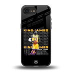 king james back phone cover | glass case for iphone 16e