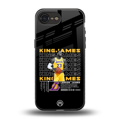 king james back phone cover | glass case for iphone 16e