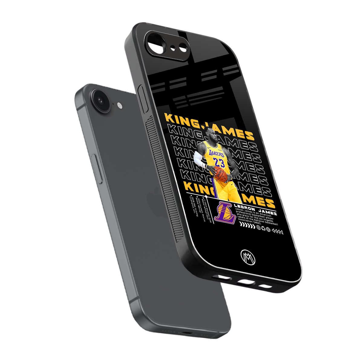 king james back phone cover | glass case for iphone 16e