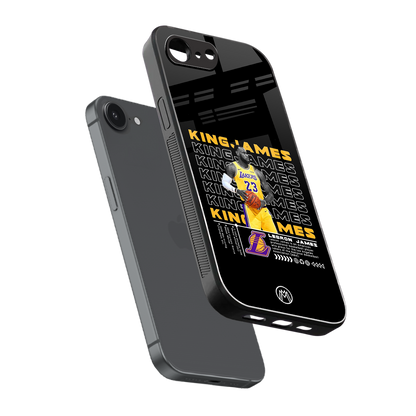 king james back phone cover | glass case for iphone 16e