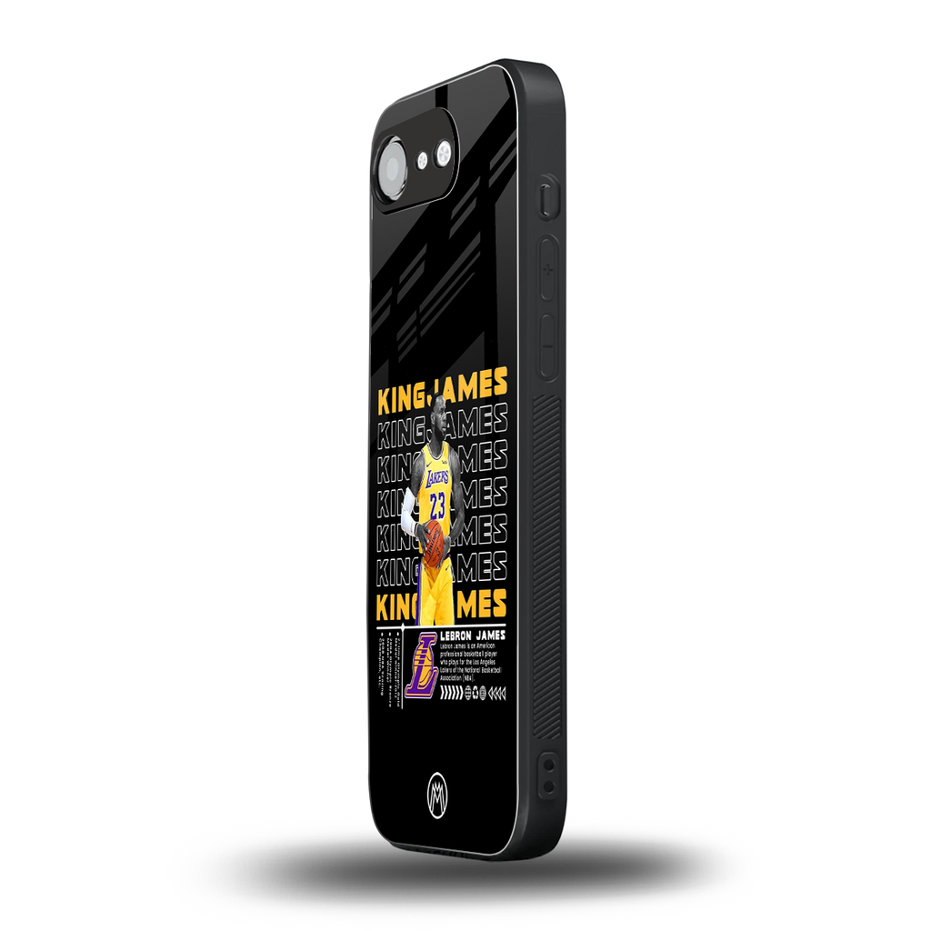 king james back phone cover | glass case for iphone 16e