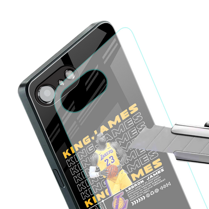 king james back phone cover | glass case for iphone 16e