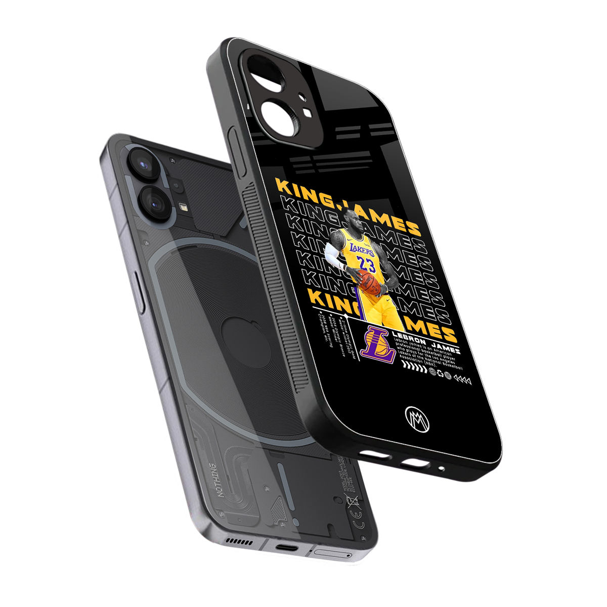 king james back phone cover | glass case for nothing phone 1