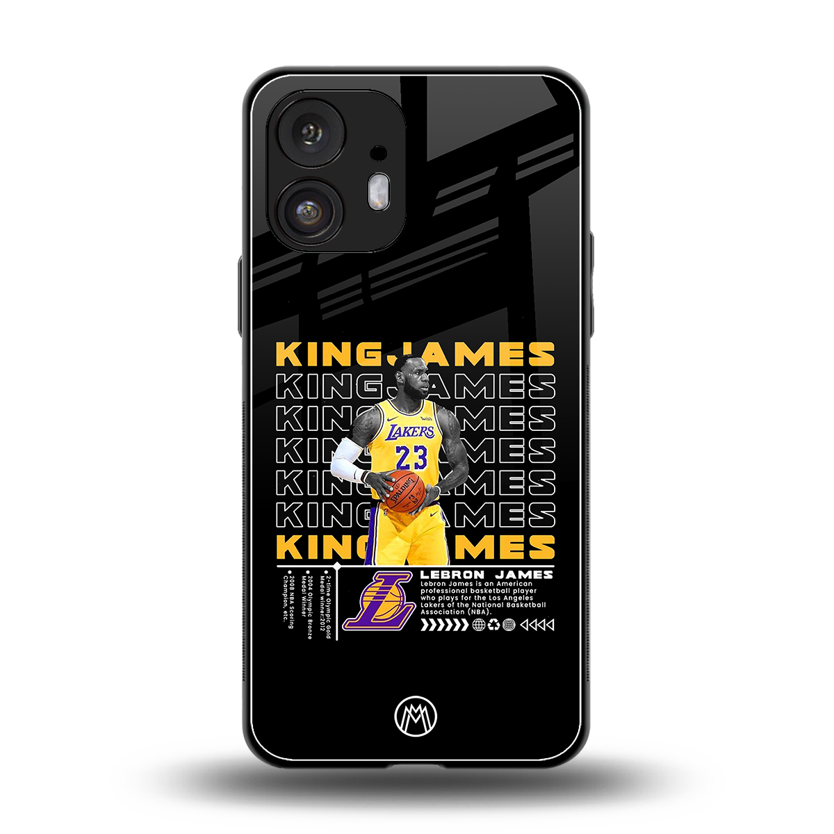 king james back phone cover | glass case for nothing phone 2