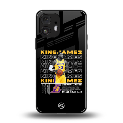 king james back phone cover | glass case for nothing phone 2
