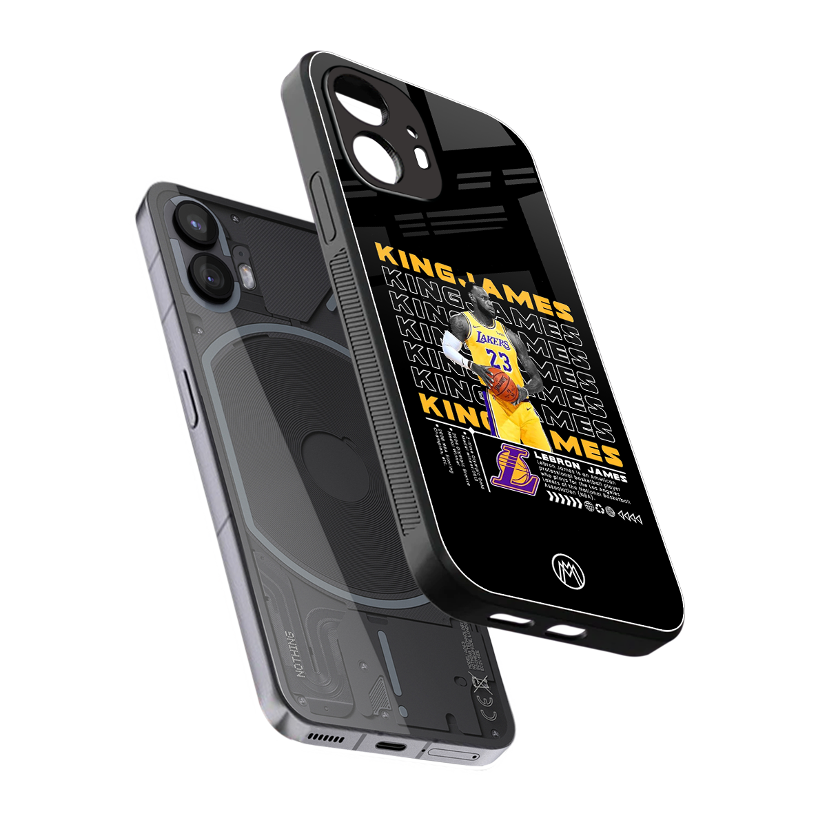king james back phone cover | glass case for nothing phone 2