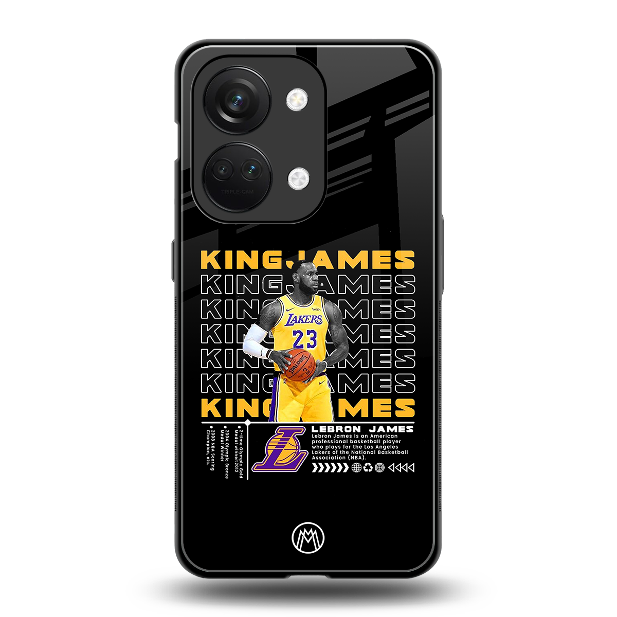 king james back phone cover | glass case for oneplus nord 3