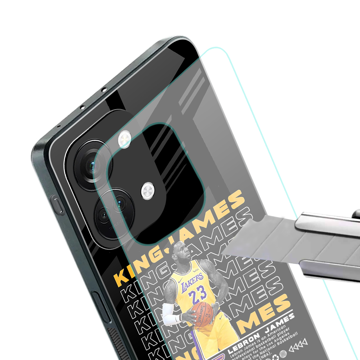 king james back phone cover | glass case for oneplus nord 3
