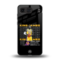 king james back phone cover | glass case for oneplus nord 4