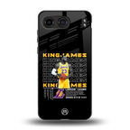king james back phone cover | glass case for oneplus nord 4