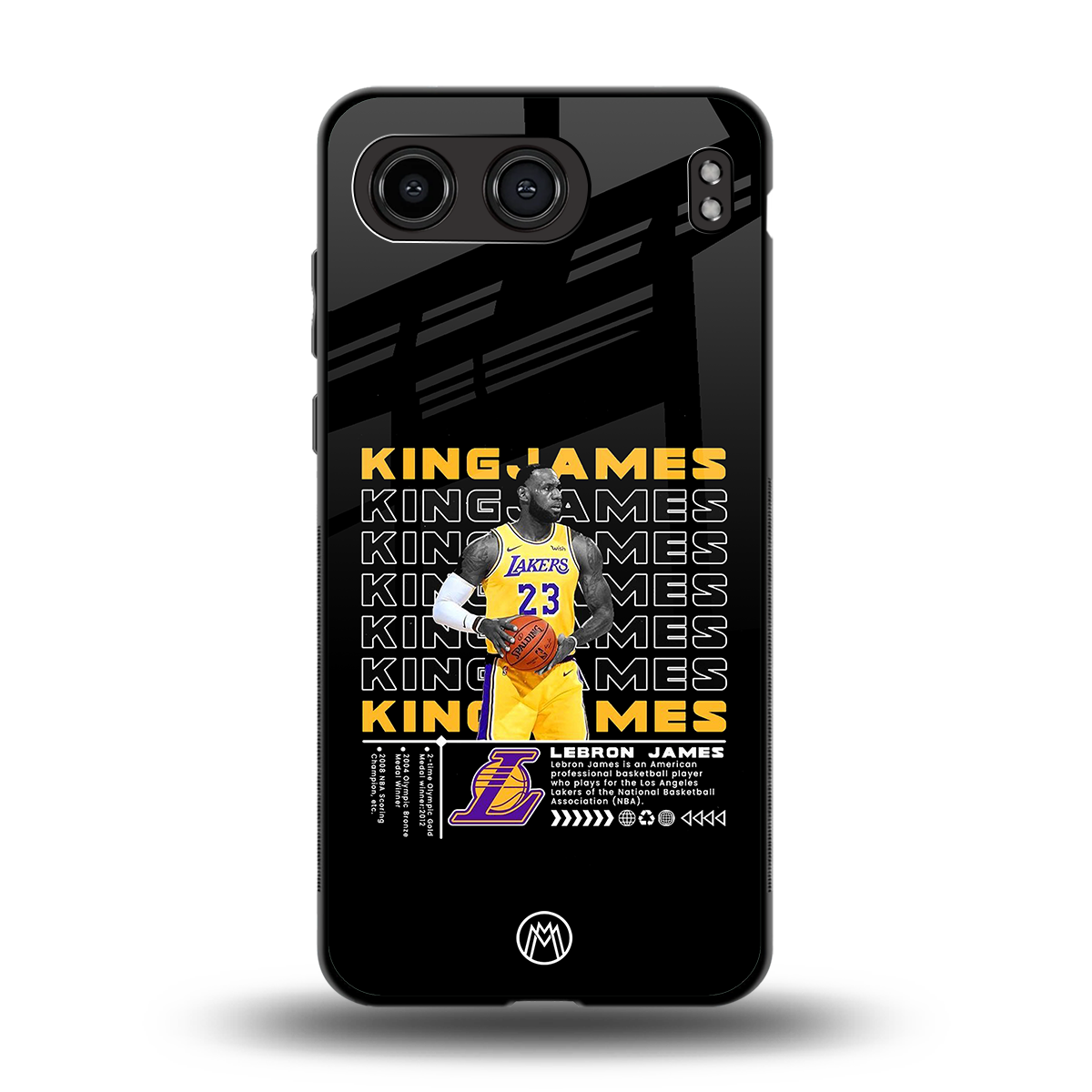 king james back phone cover | glass case for oneplus nord 4