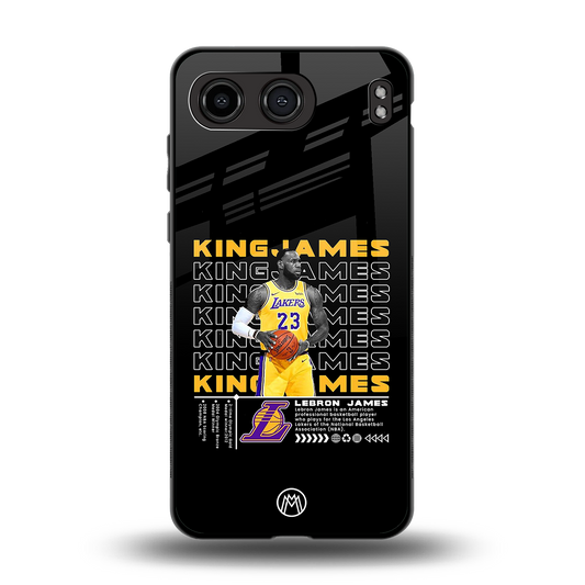 king james back phone cover | glass case for oneplus nord 4