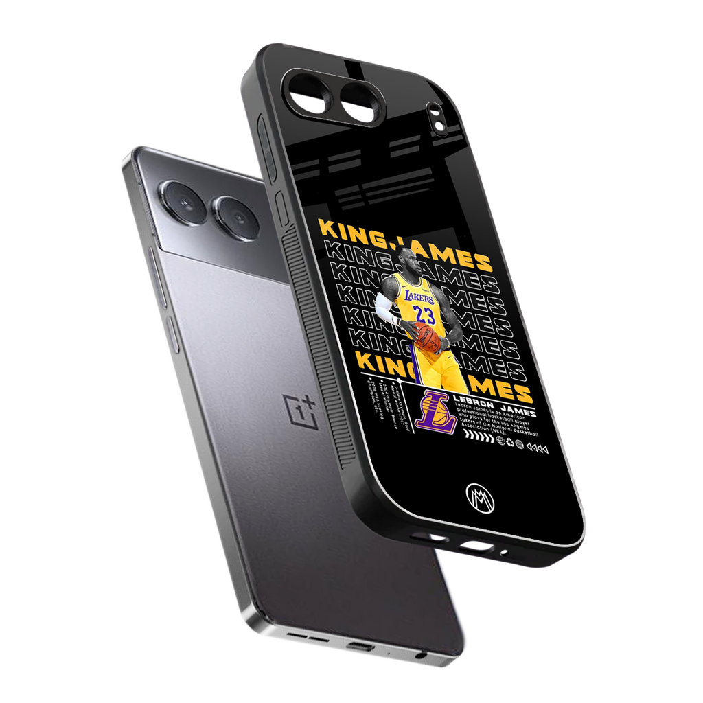 king james back phone cover | glass case for oneplus nord 4