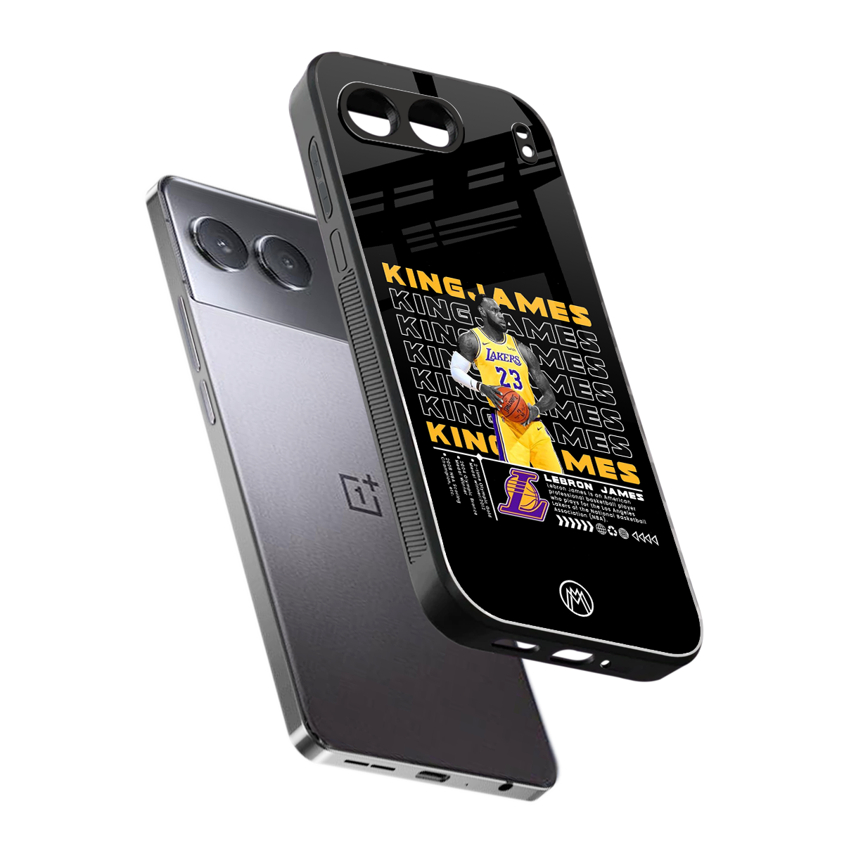 king james back phone cover | glass case for oneplus nord 4