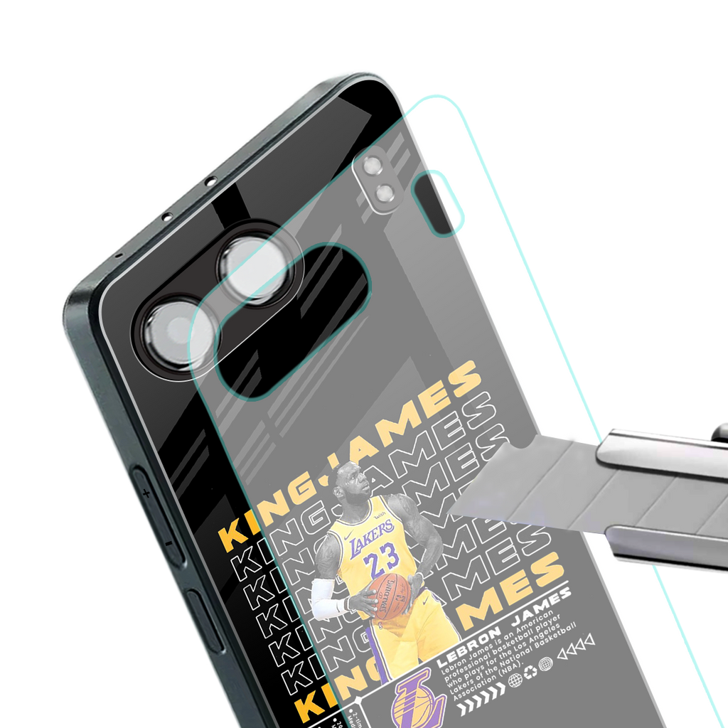 king james back phone cover | glass case for oneplus nord 4