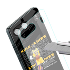king james back phone cover | glass case for oneplus nord 4