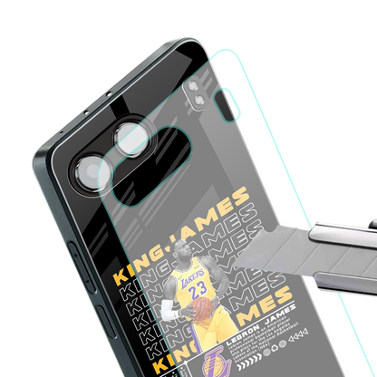 king james back phone cover | glass case for oneplus nord 4