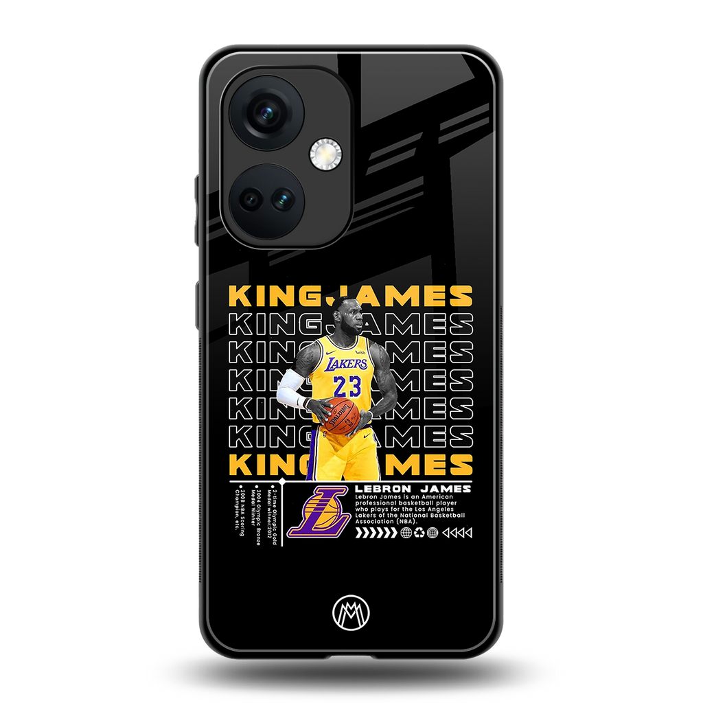 king james back phone cover | glass case for oneplus nord ce 3