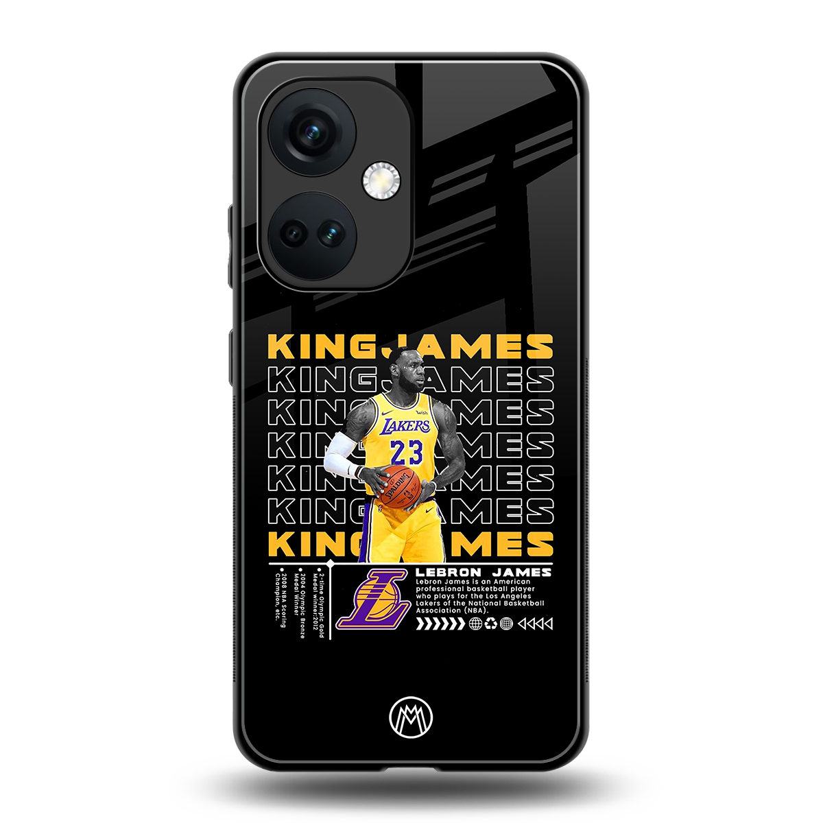 king james back phone cover | glass case for oneplus nord ce 3