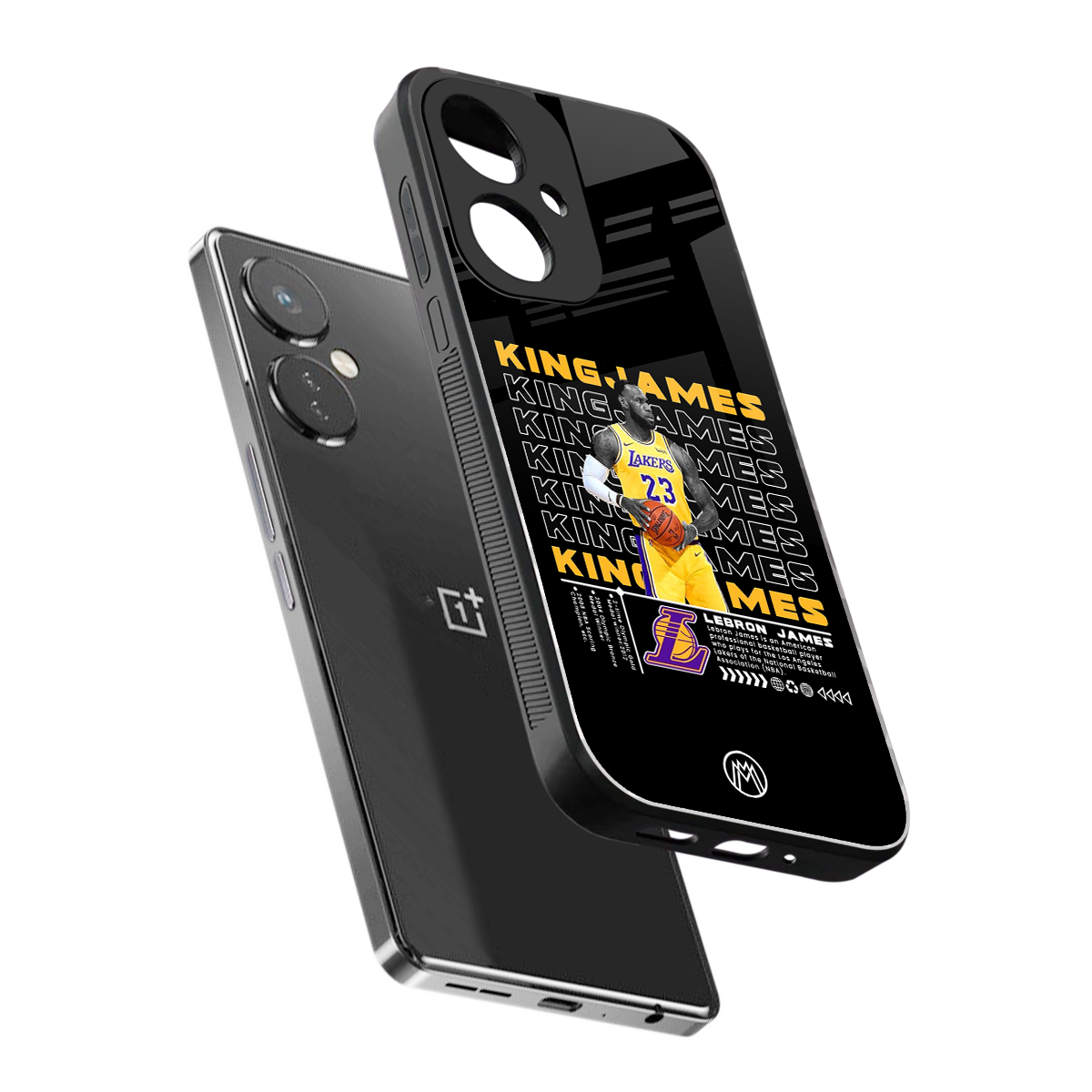 king james back phone cover | glass case for oneplus nord ce 3