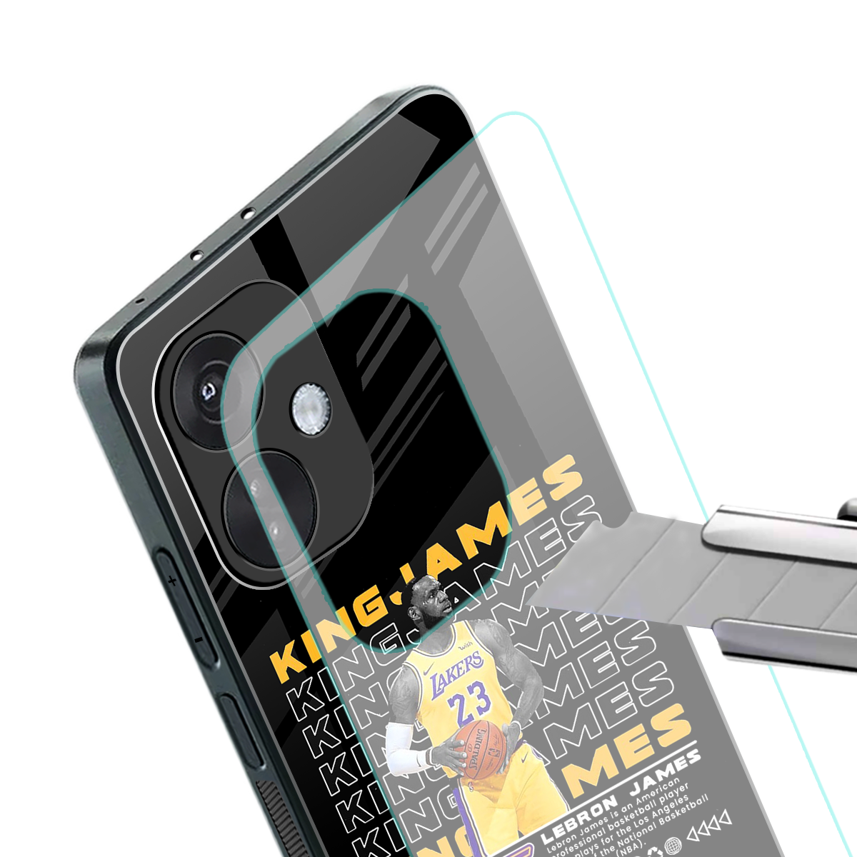 king james back phone cover | glass case for oneplus nord ce 3