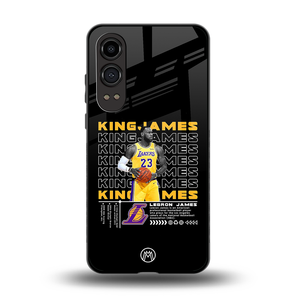 king james back phone cover | glass case for oneplus nord ce 4 lite