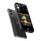 king james back phone cover | glass case for oneplus nord ce 4 lite